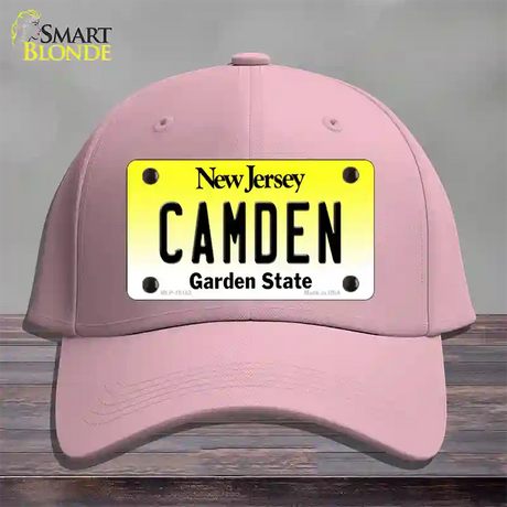 Camden New Jersey Novelty License Plate Hat Cotton / Pink