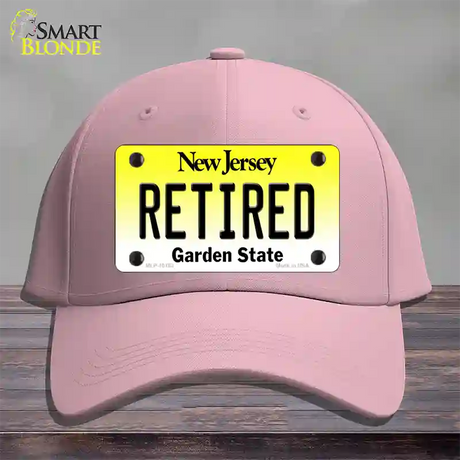 Retired New Jersey Novelty License Plate Hat Cotton / Pink