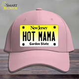 Hot Mama New Jersey Novelty License Plate Hat Cotton / Pink