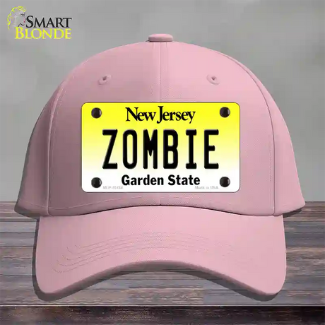 Zombie New Jersey Novelty License Plate Hat Cotton / Pink