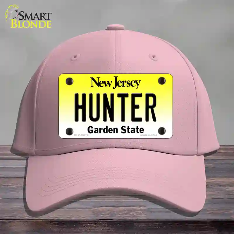 Hunter New Jersey Novelty License Plate Hat Cotton / Pink