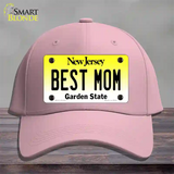 Best Mom New Jersey Novelty License Plate Hat Cotton / Pink