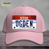 Ogden Utah Novelty License Plate Hat Cotton / Pink