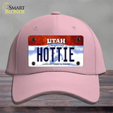 Hottie Utah Novelty License Plate Hat Cotton / Pink