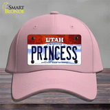 Princess Utah Novelty License Plate Hat Cotton / Pink