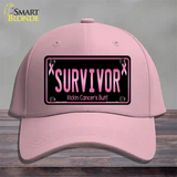 Survivor Novelty License Plate Hat Cotton / Pink