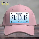 St Louis Missouri Novelty License Plate Hat Cotton / Pink