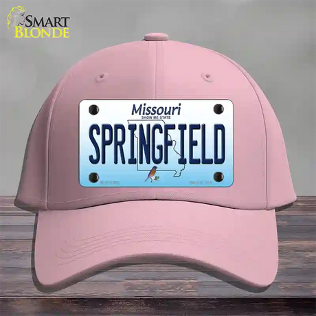 Springfield Missouri Novelty License Plate Hat Cotton / Pink