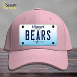 Bears Missouri Novelty License Plate Hat Cotton / Pink