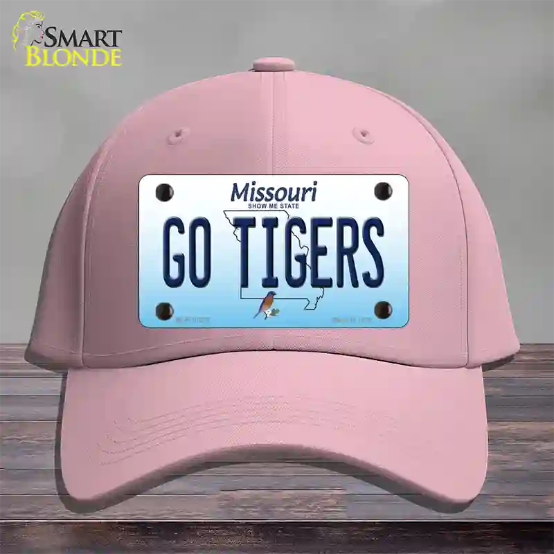 Go Tigers Missouri Novelty License Plate Hat Cotton / Pink