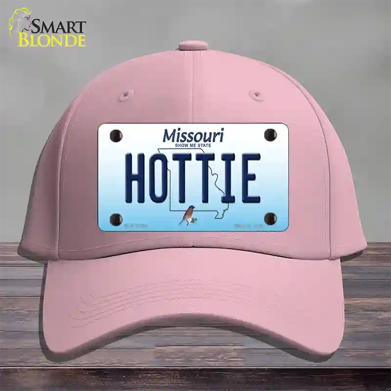 Hottie Missouri Novelty License Plate Hat Cotton / Pink