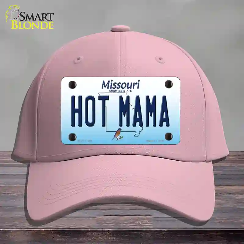 Hot Mama Missouri Novelty License Plate Hat Cotton / Pink