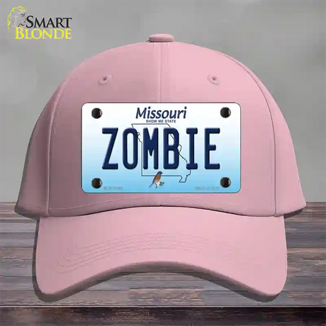 Zombie Missouri Novelty License Plate Hat Cotton / Pink