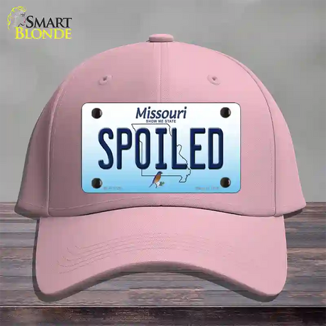 Spoiled Missouri Novelty License Plate Hat Cotton / Pink