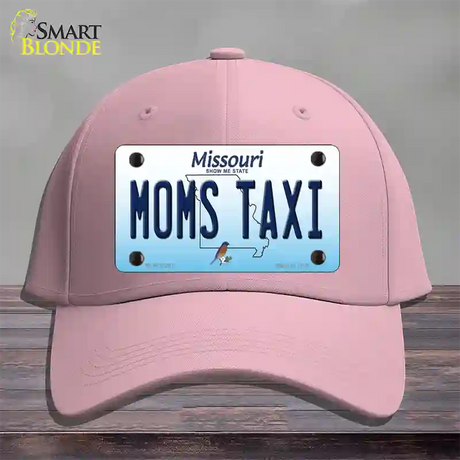 Moms Taxi Missouri Novelty License Plate Hat Cotton / Pink