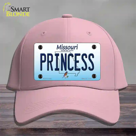 Princess Missouri Novelty License Plate Hat Cotton / Pink