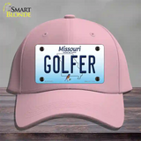 Golfer Missouri Novelty License Plate Hat Cotton / Pink