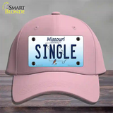 Single Missouri Novelty License Plate Hat Cotton / Pink