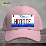 Hottie Illinois Novelty License Plate Hat Cotton / Pink