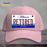 Retired Illinois Novelty License Plate Hat Cotton / Pink