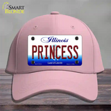 Princess Illinois Novelty License Plate Hat Cotton / Pink