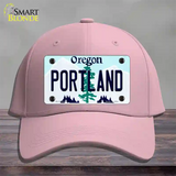 Portland Oregon Novelty License Plate Hat Cotton / Pink