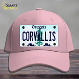 Corvallis Oregon Novelty License Plate Hat Cotton / Pink