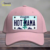 Hot Mama Oregon Novelty License Plate Hat Cotton / Pink