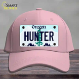 Hunter Oregon Novelty License Plate Hat Cotton / Pink