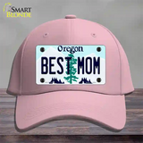 Best Mom Oregon Novelty License Plate Hat Cotton / Pink