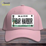 Bar Harbor Maine Novelty License Plate Hat Cotton / Pink