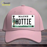 Hottie Maine Novelty License Plate Hat Cotton / Pink