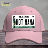 Hot Mama Maine Novelty License Plate Hat Cotton / Pink