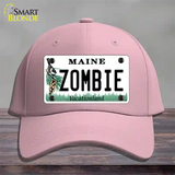 Zombie Maine Novelty License Plate Hat Cotton / Pink