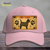 Cairn Terrier Novelty License Plate Hat Cotton / Pink