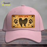 Chow Chow Novelty License Plate Hat Cotton / Pink