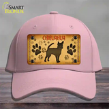 Chihuahua Novelty License Plate Hat Cotton / Pink