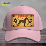 Dalmatian Novelty License Plate Hat Cotton / Pink