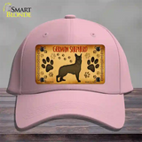 German Shepherd Novelty License Plate Hat Cotton / Pink