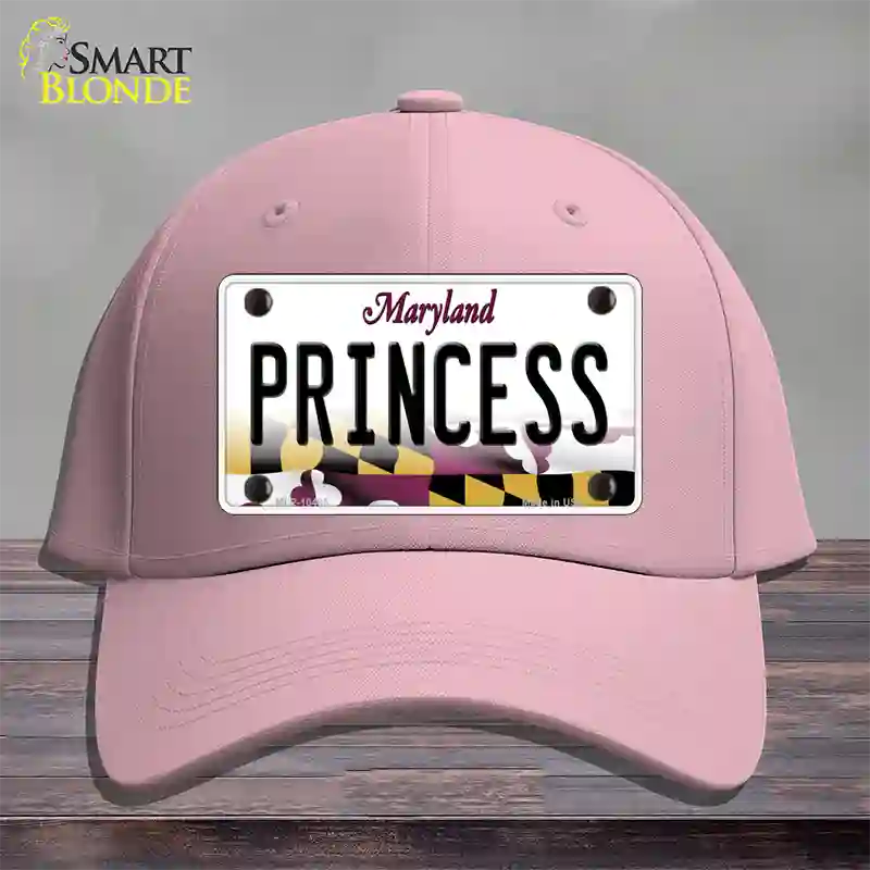 Princess Maryland Novelty License Plate Hat Cotton / Pink