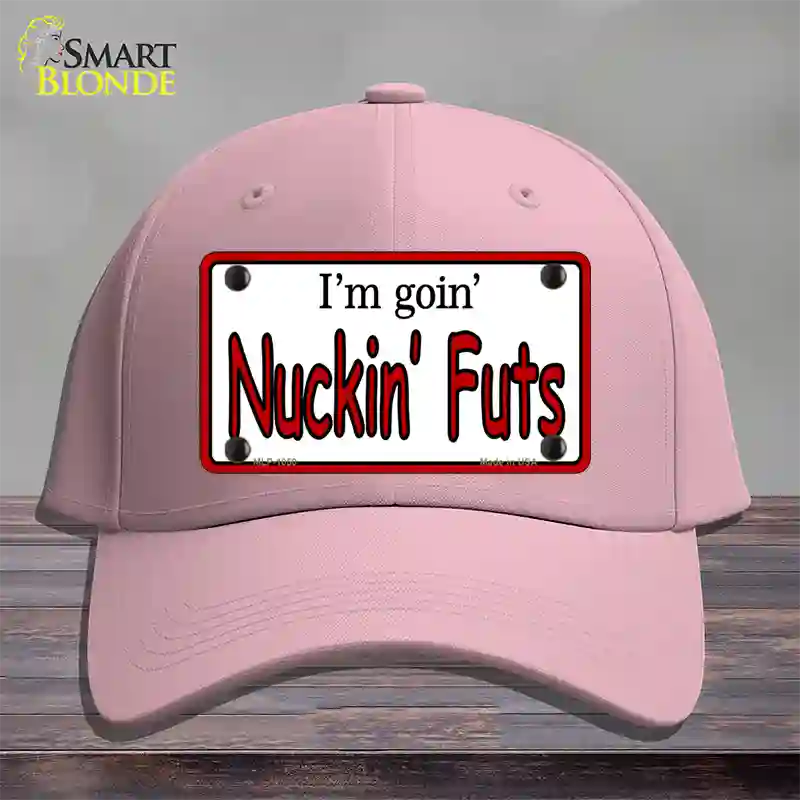 Im Goin Nuckin Futs Novelty License Plate Hat Cotton / Pink