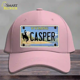 Casper Wyoming Novelty License Plate Hat Cotton / Pink