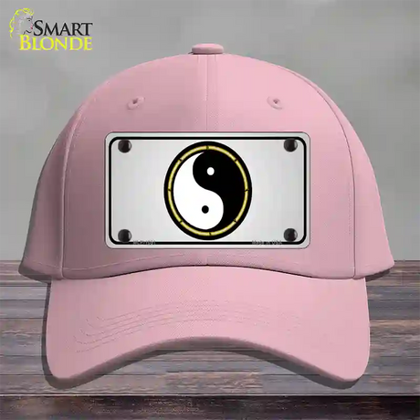 Yin And Yang Novelty License Plate Hat Cotton / Pink