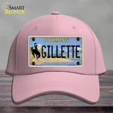 Gillette Wyoming Novelty License Plate Hat Cotton / Pink