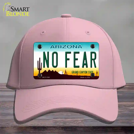 No Fear Arizona Novelty License Plate Hat Cotton / Pink