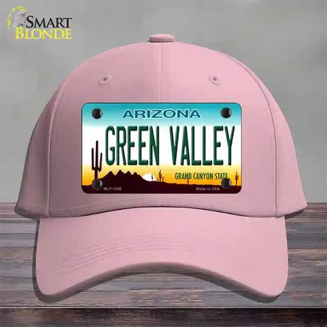 Green Valley Arizona Novelty License Plate Hat Cotton / Pink