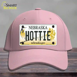 Hottie Nebraska Novelty License Plate Hat Cotton / Pink