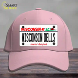 Wisconsin Dells Wisconsin Novelty License Plate Hat Cotton / Pink