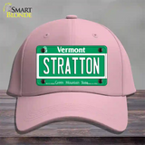 Stratton Vermont Novelty License Plate Hat Cotton / Pink