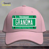 Grandma Vermont Novelty License Plate Hat Cotton / Pink